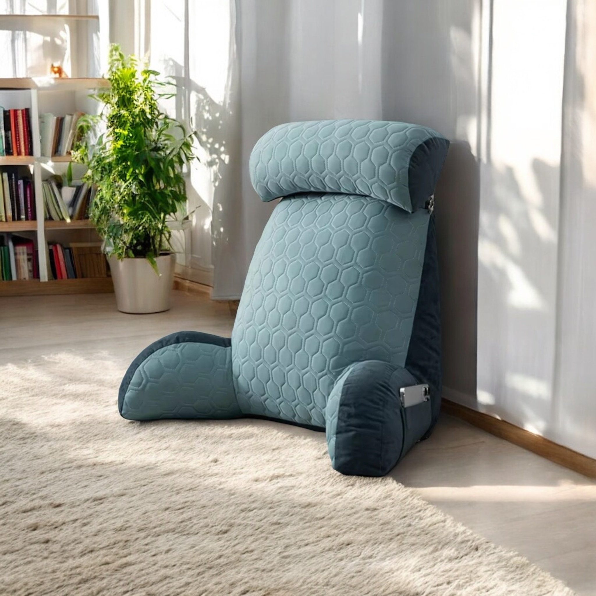 NuVibe Cushion Ocean Blue (Light Blue) - Winter Picture