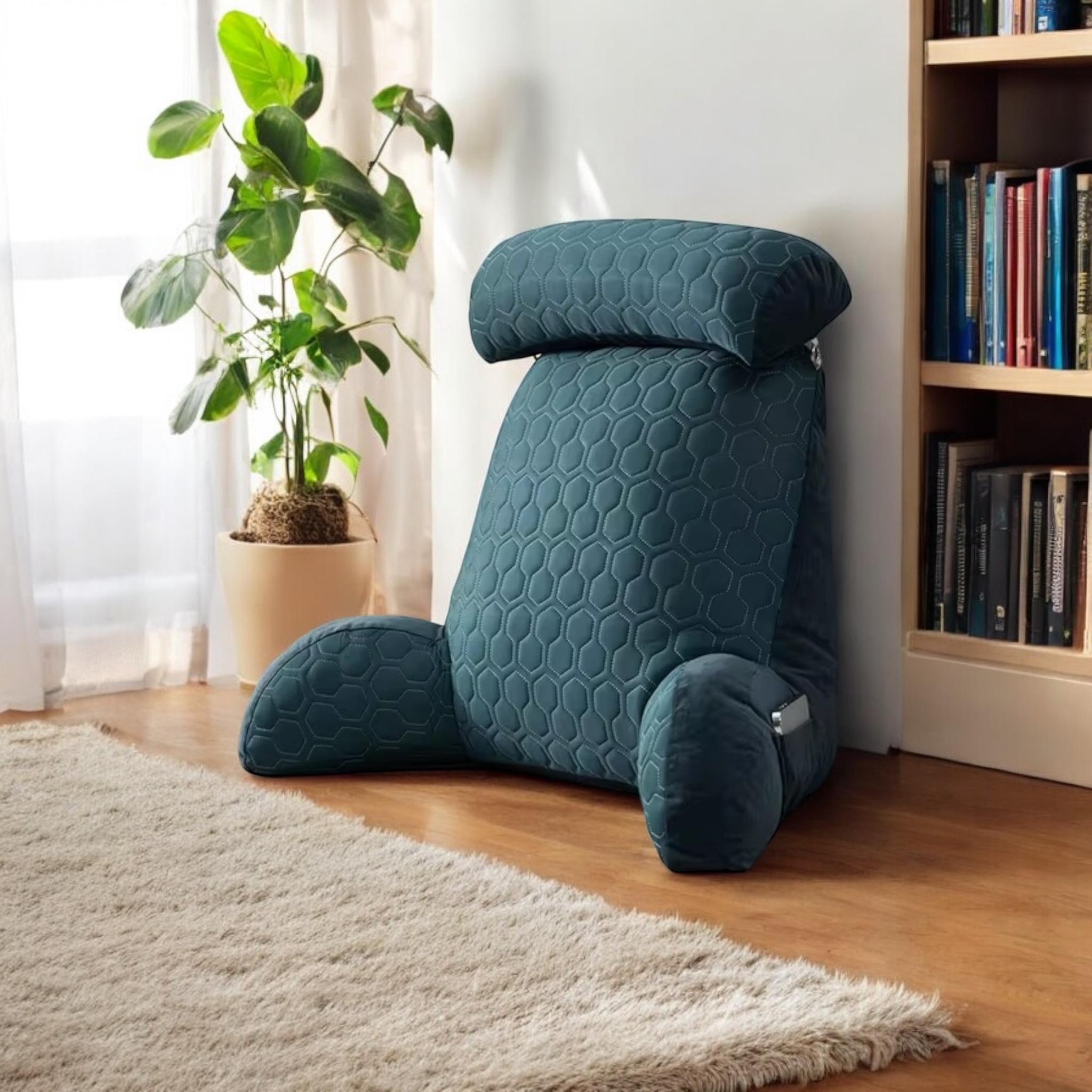 NuVibe Cushion Turqoise (Dark Blue) - Winter Picture